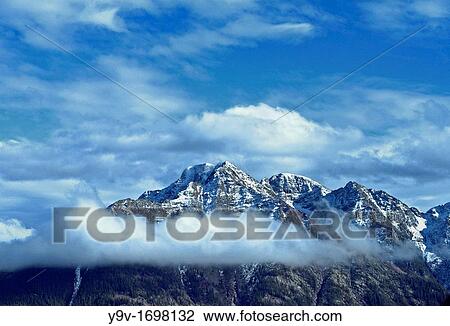 Stock Image - Twilight Peaks, San Juan Mountain Range, San Juan National Forest, Colorado USA. Fotosearch