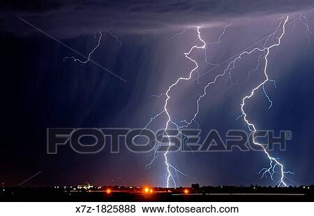 Twin Falls, Summer Lightning Storm over the city of Jerome in southern Idaho View Large Photo Image Stock Photo - Twin Falls, Summer Lightning Storm over the city of Jerome in southern Idaho. Fotosearch
