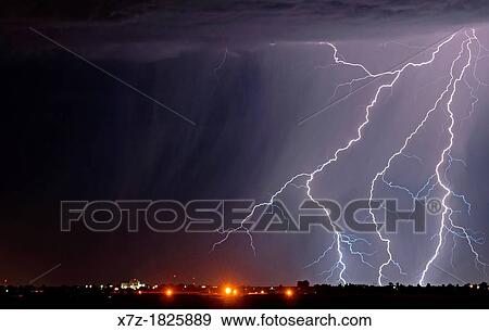 Twin Falls, Summer Lightning Storm over the city of Jerome in southern Idaho View Large Photo Image Stock Photo - Twin Falls, Summer Lightning Storm over the city of Jerome in southern Idaho. Fotosearch
