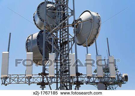 Twin Peaks, California - A communications tower on Strawberry Peak in the San Bernardino Mountains View Large Photo Image Stock Photography - Twin Peaks, California - A communications tower on Strawberry Peak in the San Bernardino Mountains. Fotosearch