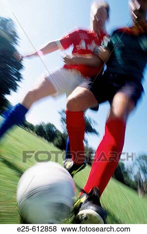 Two adult male footballers View Large Photo Image Stock Photo - Two adult male footballers. Fotosearch