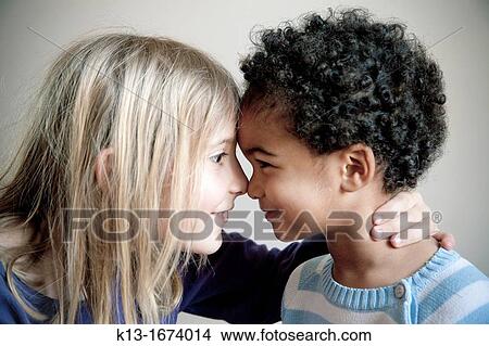 Picture - Two brothers playing. Fotosearch