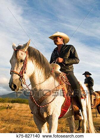 Two cowboys on horseback, Mexico View Large Photo Image Stock Image - Two cowboys on horseback, Mexico. Fotosearch