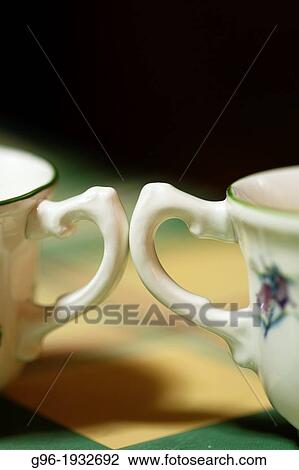 Two cups of coffee View Large Photo Image Stock Image - Two cups of coffee. Fotosearch