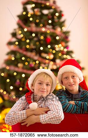 Two eight year old friends at Christmas time View Large Photo Image Stock Photography - Two eight year old friends at Christmas time. Fotosearch