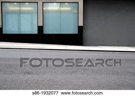 Two Frosted Glass Display Windows Next to a Gray Painted Cement Wall View Large Photo Image Stock Photo - Two Frosted Glass Display Windows Next to a Gray Painted Cement Wall. Fotosearch