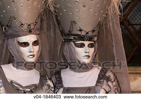 Two masked women at the carnival in Venice, Italy, Europe View Large Photo Image Stock Image - Two masked women at the carnival in Venice, Italy, Europe. Fotosearch