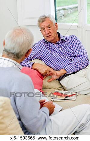 Two senior men View Large Photo Image Stock Photography - Two senior men. Fotosearch