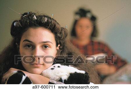 Two teen girls View Large Photo Image Stock Image - Two teen girls. Fotosearch
