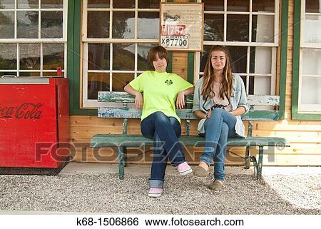 two teenage girls, 15, 17, at the museum in Pincher Creek, Alberta, Canada View Large Photo Image Stock Photograph - two teenage girls, 15, 17, at the museum in Pincher Creek, Alberta, Canada. Fotosearch