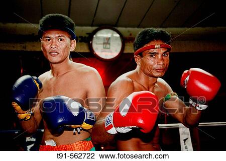 Two Thaiboxer ready for the fight View Large Photo Image Stock Image - Two Thaiboxer ready for the fight. Fotosearch