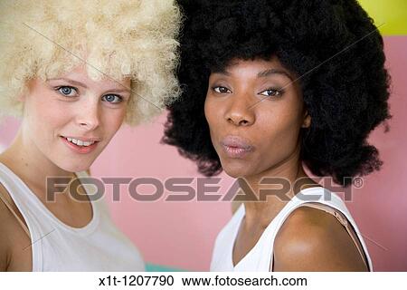 Two woman. View Large Photo Image Stock Image - Two woman.. Fotosearch