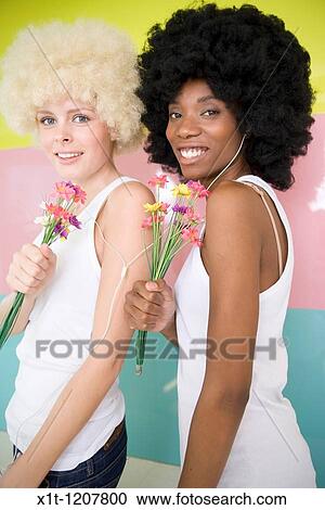 Two woman. View Large Photo Image Stock Image - Two woman.. Fotosearch