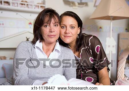 Two Woman. View Large Photo Image Stock Photo - Two Woman.. Fotosearch