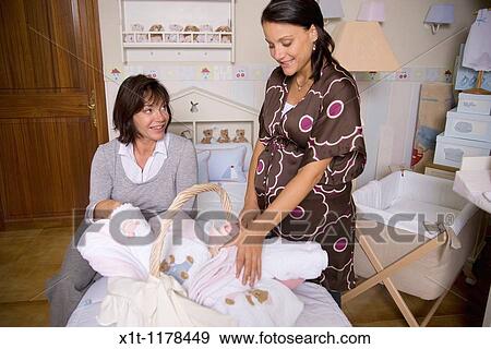 Two Woman. View Large Photo Image Stock Photo - Two Woman.. Fotosearch