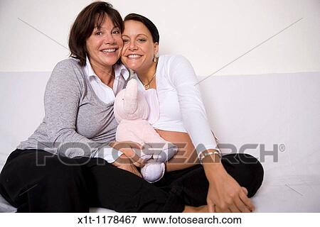 Two Woman. View Large Photo Image Stock Photo - Two Woman.. Fotosearch