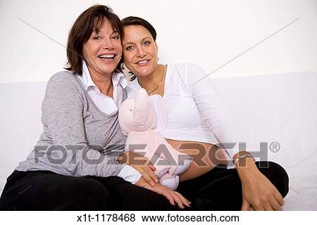 Two Woman. View Large Photo Image Stock Photo - Two Woman.. Fotosearch