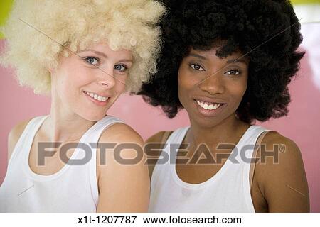 Two woman. View Large Photo Image Stock Photo - Two woman.. Fotosearch