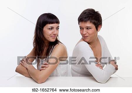 Two women View Large Photo Image Picture - Two women. Fotosearch