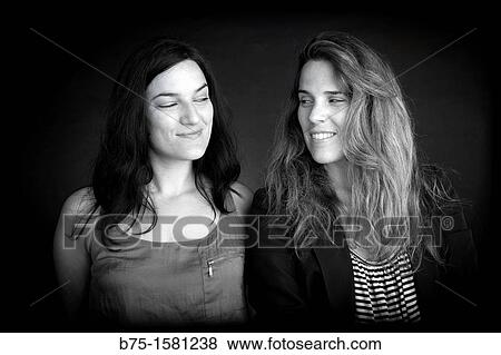 Two women View Large Photo Image Stock Photo - Two women. Fotosearch