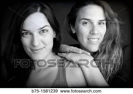 Two women View Large Photo Image Stock Photo - Two women. Fotosearch