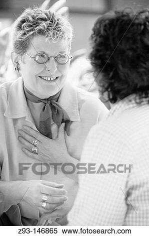 Stock Photography - Two women. Fotosearch