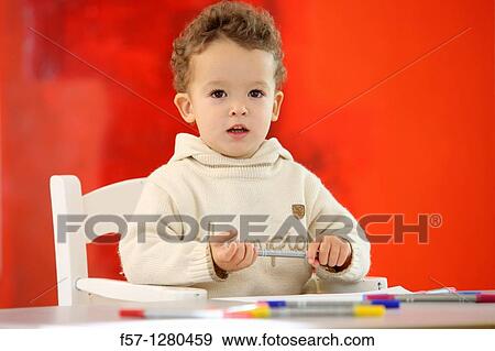 Two year old boy View Large Photo Image Stock Photo - Two year old boy. Fotosearch