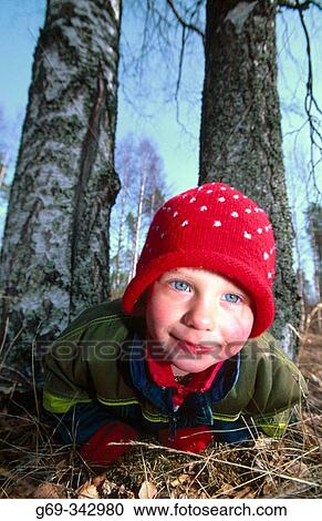 Two year old girl in the forest. V? sterbotten, Sweden View Large Photo Image Stock Image - Two year old girl in the forest. V? sterbotten, Sweden. Fotosearch