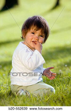 Two year old girl. View Large Photo Image Stock Photo - Two year old girl.. Fotosearch