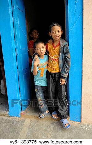 Two young nepalis boys posing, the nepalis, life in kathmandu, kathmandu street life, nepal View Large Photo Image Stock Photography - Two young nepalis boys posing, the nepalis, life in kathmandu, kathmandu street life, nepal. Fotosearch