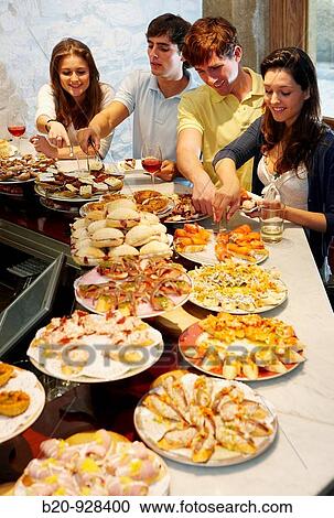 Txondorra,? tapas? bar,? pintxos?, old town, San Sebastian, Guipuzcoa, Basque Country, Spain View Large Photo Image Stock Image - Txondorra,? tapas? bar,? pintxos?, old town, San Sebastian, Guipuzcoa, Basque Country, Spain. Fotosearch