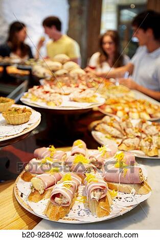 Txondorra,? tapas? bar,? pintxos?, old town, San Sebastian, Guipuzcoa, Basque Country, Spain View Large Photo Image Stock Image - Txondorra,? tapas? bar,? pintxos?, old town, San Sebastian, Guipuzcoa, Basque Country, Spain. Fotosearch