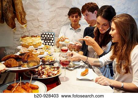 Txondorra,? tapas? bar,? pintxos?, old town, San Sebastian, Guipuzcoa, Basque Country, Spain View Large Photo Image Stock Image - Txondorra,? tapas? bar,? pintxos?, old town, San Sebastian, Guipuzcoa, Basque Country, Spain. Fotosearch