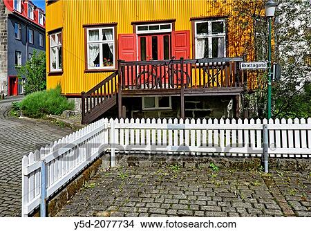 typical architecture in Reykjavik, Iceland. View Large Photo Image Picture - typical architecture in Reykjavik, Iceland.. Fotosearch