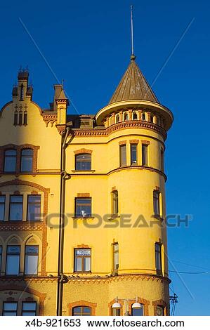 Typical art noveau building central Tampere Finland EU View Large Photo Image Stock Image - Typical art noveau building central Tampere Finland EU. Fotosearch