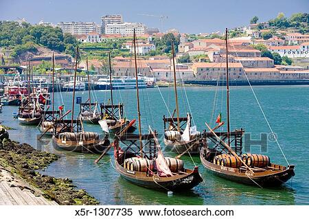 typical boats rabelos, Porto, Douro Province, Portugal View Large Photo Image Stock Photography - typical boats rabelos, Porto, Douro Province, Portugal. Fotosearch