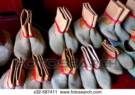 Typical boots for sale, Funchal. Madeira Islands, Portugal View Large Photo Image Stock Image - Typical boots for sale, Funchal. Madeira Islands, Portugal. Fotosearch