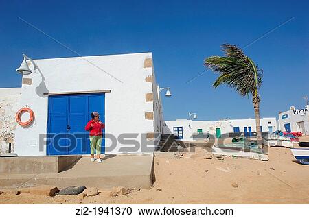 Typical Construction on the beach, Graciosa Island, north of Lanzarote. Canary Islands, Spain View Large Photo Image Stock Image - Typical Construction on the beach, Graciosa Island, north of Lanzarote. Canary Islands, Spain. Fotosearch