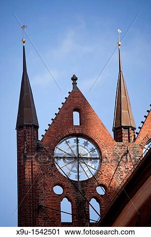 typical gable detail of the Gothic Town Hall in the Hanseatic City of Stralsund, Mecklenburg-Vorpommern, Germany View Large Photo Image Stock Image - typical gable detail of the Gothic Town Hall in the Hanseatic City of Stralsund, Mecklenburg-Vorpommern, Germany. Fotosearch