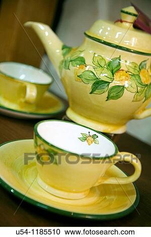 Stock Image - Typical handmade ceramics in Cadiz province. Andalucia. Spain. Fotosearch