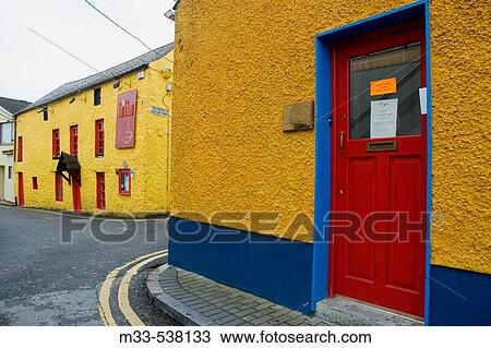 Stock Image - Typical houses. Athlone. Ireland.. Fotosearch