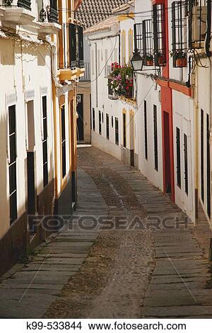 Typical street. Cordoba, Andaluc? a, Spain. View Large Photo Image Picture - Typical street. Cordoba, Andaluc? a, Spain.. Fotosearch