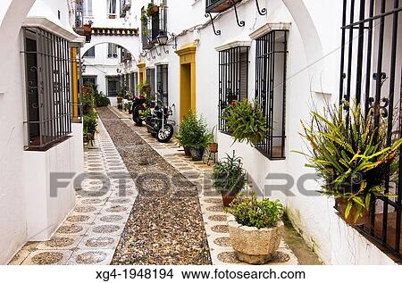 Picture - Typical streets - Cordoba - Andalucia - Spain - Europe.. Fotosearch