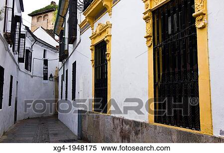 Typical streets - Cordoba - Andalucia - Spain - Europe. View Large Photo Image Stock Photography - Typical streets - Cordoba - Andalucia - Spain - Europe.. Fotosearch