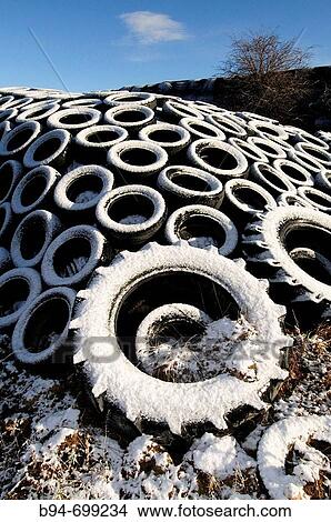 Tyres with snow. Osseja. Languedoc Roussillon. France View Large Photo Image Picture - Tyres with snow. Osseja. Languedoc Roussillon. France. Fotosearch