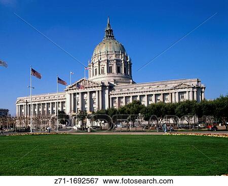 Stock Photo - U S A, California, San Francisco, City Hall. Fotosearch