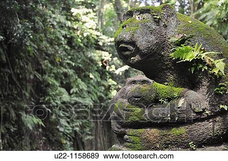 Ubud (Bali, Indonesia): a monkeys sculpture at the Monkey Forest View Large Photo Image Stock Photo - Ubud (Bali, Indonesia): a monkeys sculpture at the Monkey Forest. Fotosearch
