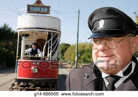 UK. England, County Durham, Beamish North of England Open Air Museum, 1913 trolley tram operator. View Large Photo Image Stock Image - UK. England, County Durham, Beamish North of England Open Air Museum, 1913 trolley tram operator.. Fotosearch