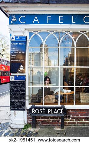 UK, England, Oxford, Coffee shop View Large Photo Image Stock Image - UK, England, Oxford, Coffee shop. Fotosearch