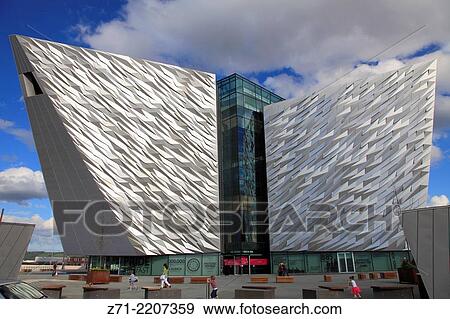 UK, Northern Ireland, Belfast, Titanic Belfast,. View Large Photo Image Stock Photo - UK, Northern Ireland, Belfast, Titanic Belfast,.. Fotosearch